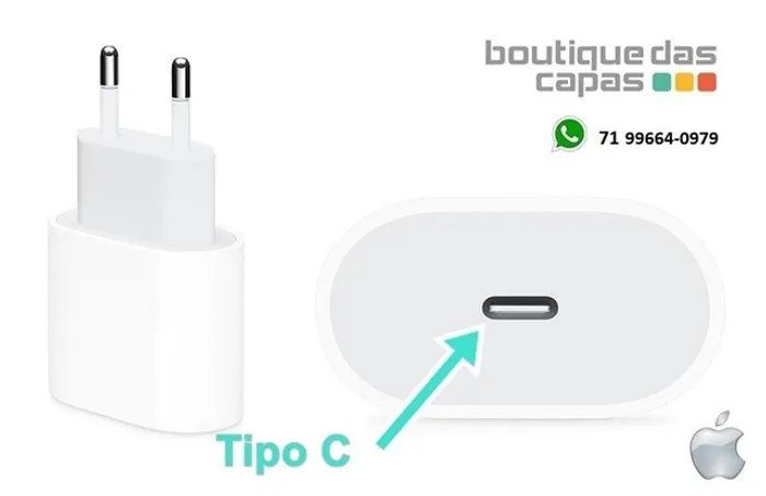 Carregador tipo c USB-C de 20w iphone 11 pro max iphone 12 ipad