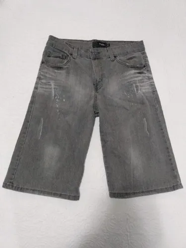 Bermuda Jeans Preta