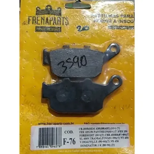 Pastilha Freio Traseiro Cb 300 Frenaparts (Entrega Grátis*)