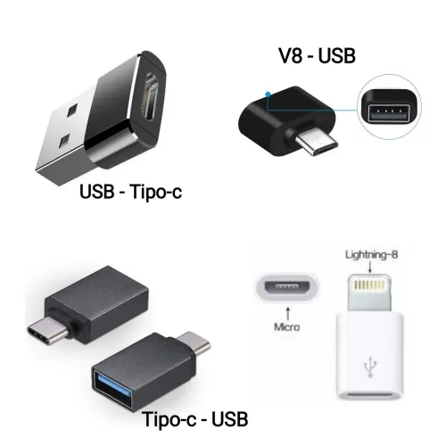 Adaptador USB para celular é computador (Novo)