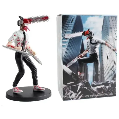 BAIXOU Chain man action figure de coleção de PVC moto serra sem caixa 20 cm