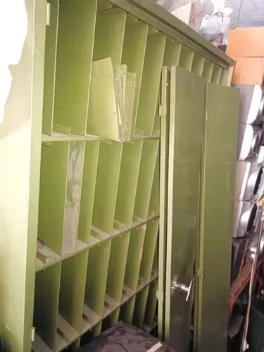 Estante fichário ferro 4 portas para discos vinil