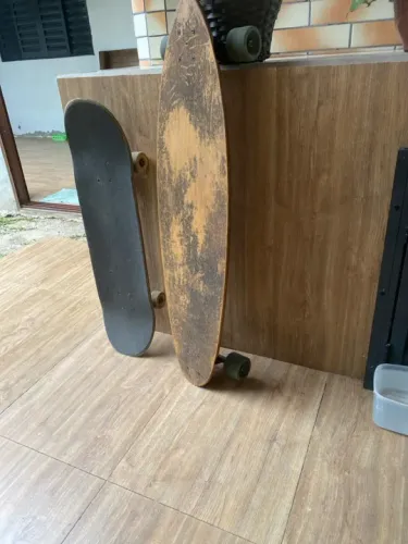 Longboard completo + Skate - ótimo para iniciantes!