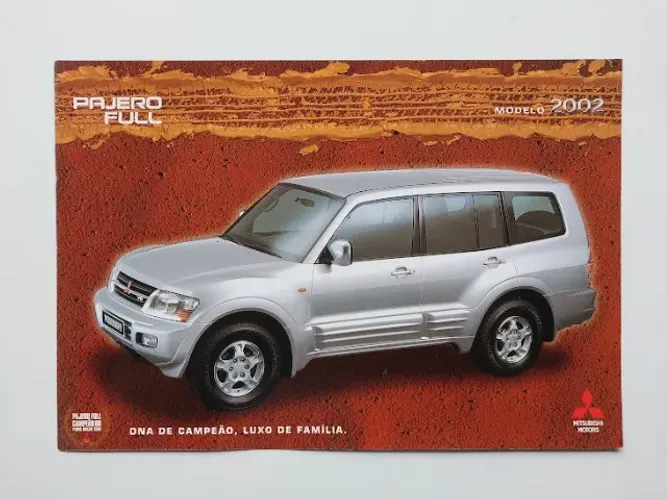 Mitsubishi Pajero Full 2002 - Catálogo, folder