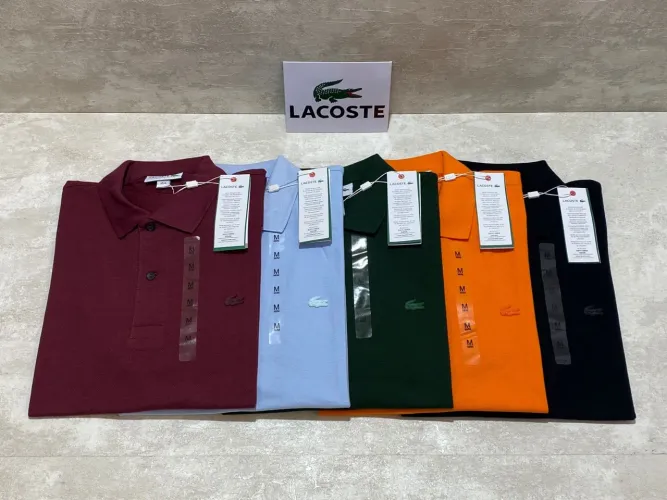 Camisa Polo L@coste Monocromática Logo Mini