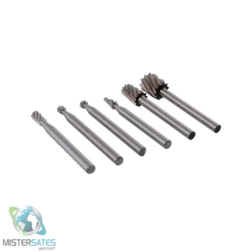 Kit 6 Fresas Brocas Entalhe Madeira Dremel Micro Retifica - COD 363
