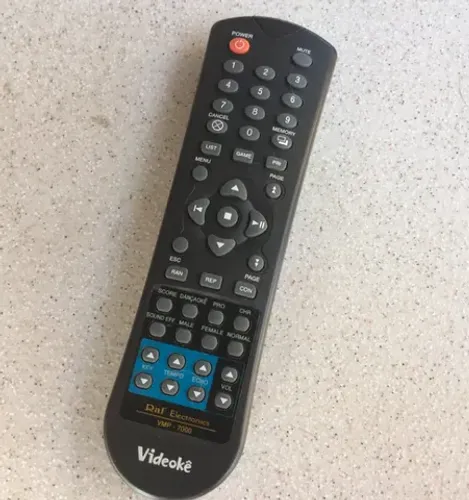 Controle Remoto Original Videoke Raf Vmp *