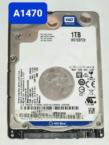 Placa HD 1 Tb Wd10spzx-21z10to - Cod. A1470