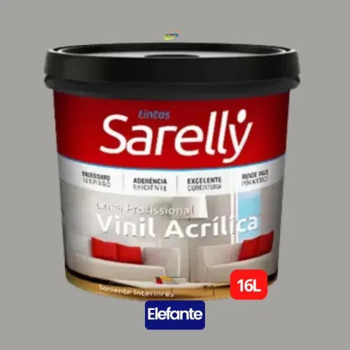 Tinta Vinil Acrilica Sarelly Balde 16L 