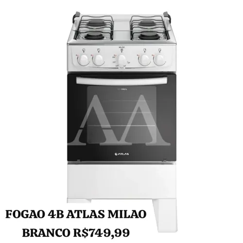 Fogão atlas por apenas 750,00