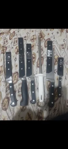 Kit facas + cheira profissionais 