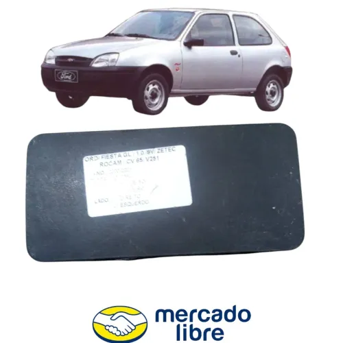 Tampa Reboque Parachoque Dianteiro Fiesta Courier 1996/2007