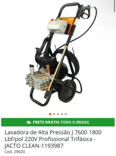 Lavadoras de Alta pressão