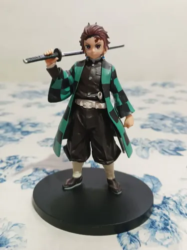 Action Figure Kamado Tanjiro Demon Slayer - Decoração Colecionador