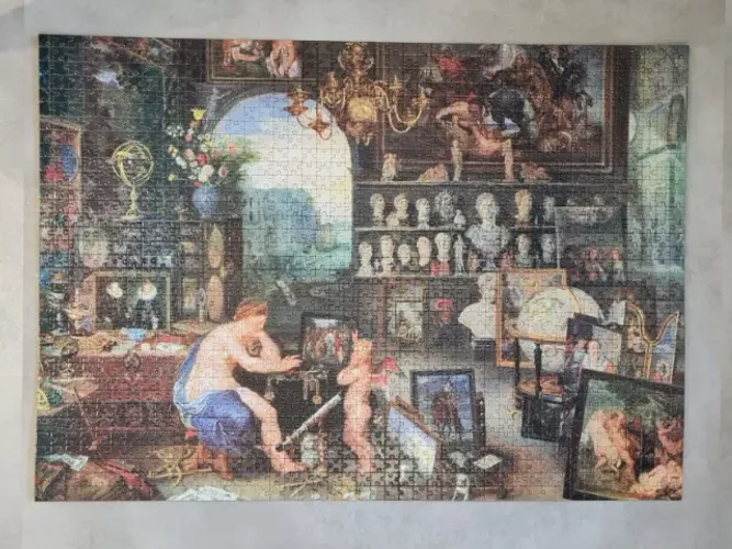 Quebra Cabeça Montado - Alegoria da Visão