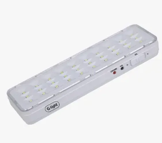 Luminária De Emergência 30 Leds 1,2w 6500k Bivolt Branca