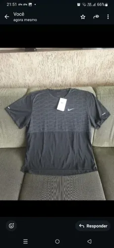 Camiseta Nike Cinza