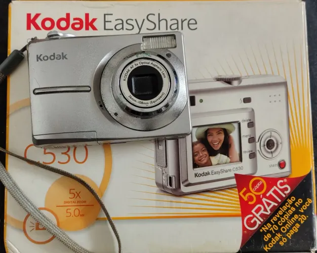 Câmera Digital Kodak EasyShare C530 - 5.0MP - 5x Zoom
