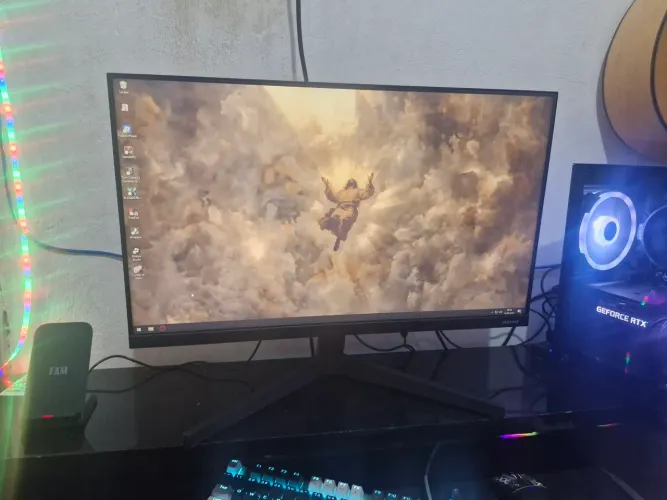 Monitor Gamer Samsung 24" FHD 75Hz HDMI VGA Freesync Preto Série T350