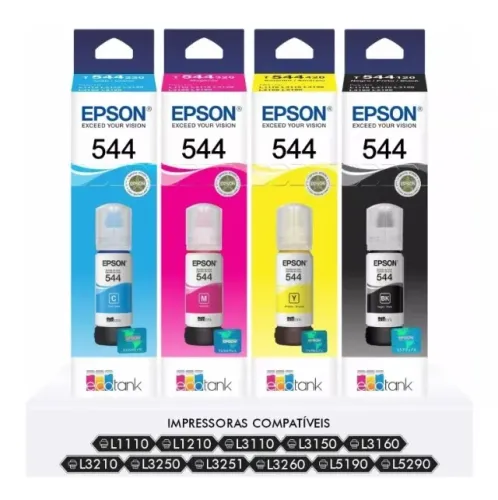 Kit 4 Tintas 544 Epson