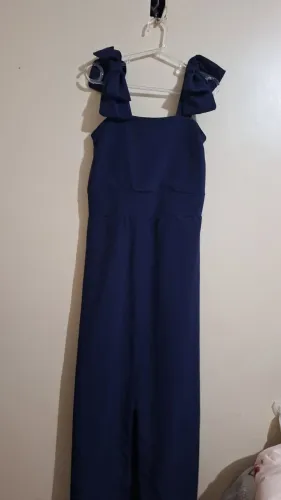 vestido azul formal nunca usado
