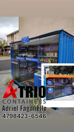 Contêiner comercial para diversos negócios