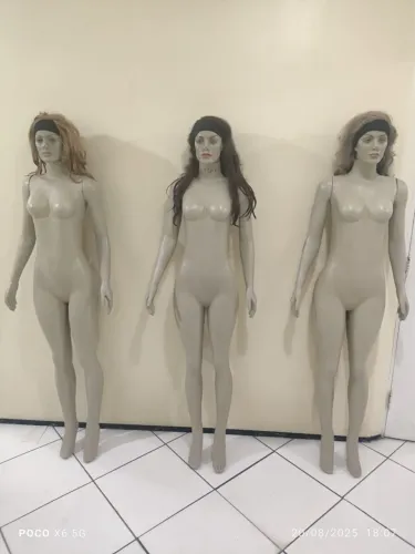 Manequim feminino com cabeça 