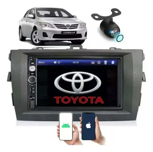 Multimídia Mp5 Toyota Corolla 2008 2009 2010 2011 2012 2013