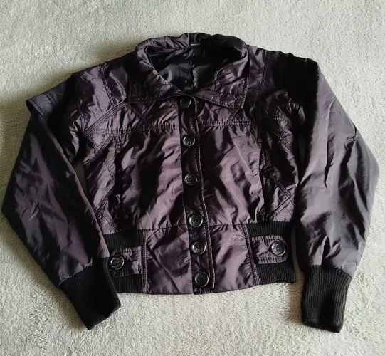 Jaqueta preta puffer - P