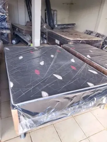 Cama Box Casal com Espuma D33