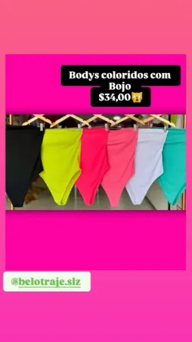 Body colorido. Entrega em toda cidade do Maranhão 