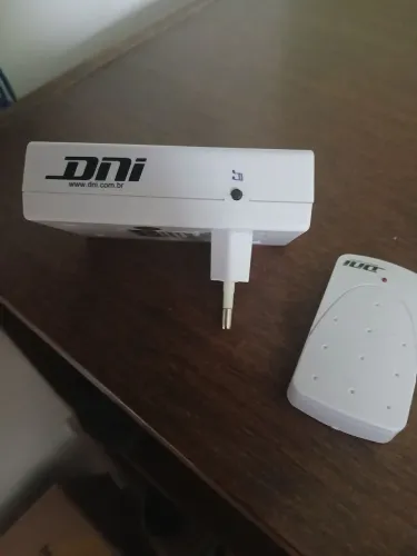 Campainha Sem Fio 1 Acionador Com Anti Furto A Pilha 6396 DNI