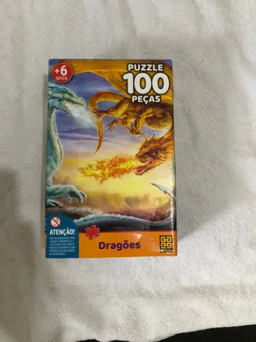 Quebra cabeça dragão 100 peças 