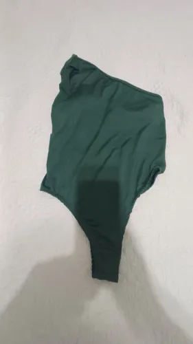 Body verde para mulher
