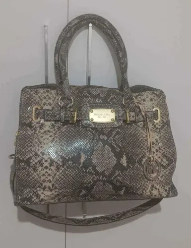 Bolsa Michael Kors Original Couro Python
