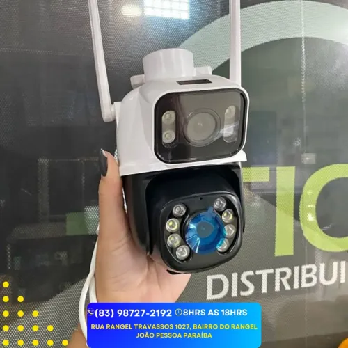 Câmera de segurança visão dupla imagem full HD 1080p, fazemos entrega