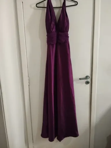 Vestido festa longo roxo vintage tamanho P/M