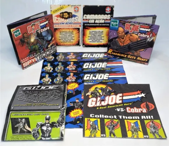 Comandos em Ação Estrela anos 80 Folhetos Catalogos + Brindes Catalogos Gi Joe Hasbro