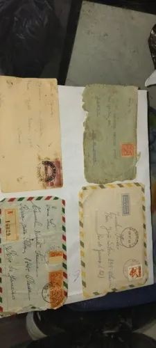 Cartas antigas de coleção