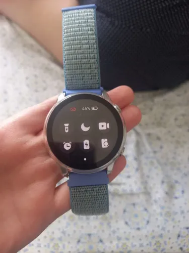 Relógio haylou solar Plus prata