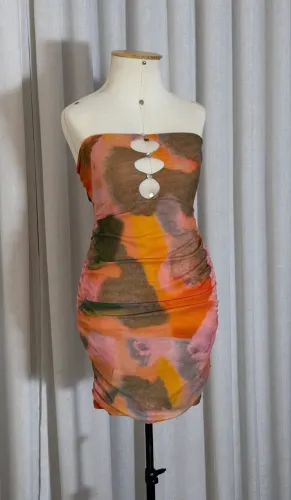 Vestido tomara que caia