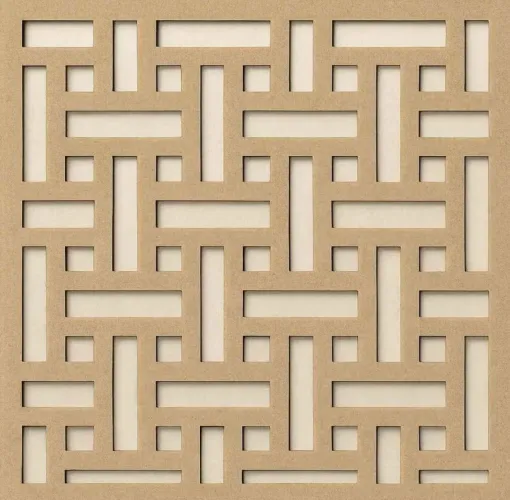 Painel divisória cobogó 60x60cm MDF 6mm