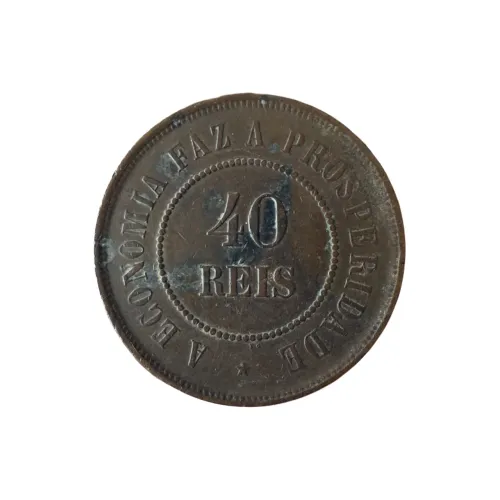 Moeda 40 Réis 1900