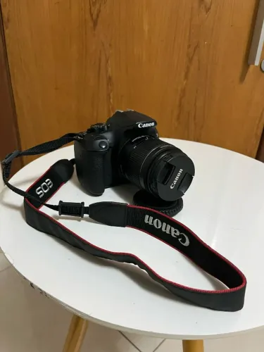 Câmera Canon T6 + Lente 18-55mm