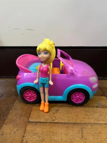 Polly Pocket e Carrinho