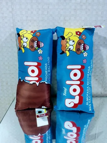 Kit  de 2 Almofadas chocolate 36cm x 18cm 