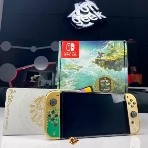 Nintendo Switch OLED Edição Zelda Tears of The Kingdom | Parcelamos no Cartão 3x Sem JUROS