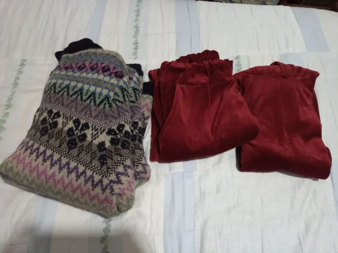 Conjunto de inverno - Blusa e Calça casaco tam G
