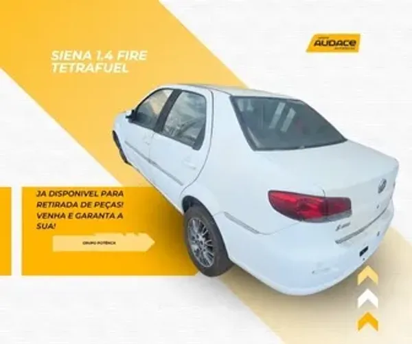 Sucata Siena 1.4 FIRE tretrafuel. Ja disponivel para retiradas de peças!