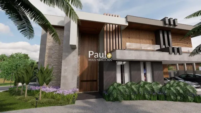 Sobrado à venda em Campinas, Loteamento Mont Blanc Residence, com 5 suítes, com 596 m²